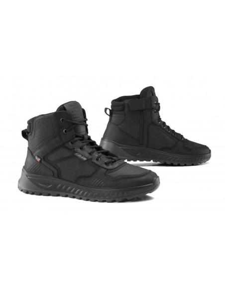 Botins de moto Falco Ace pretos impermeáveis com D3O
