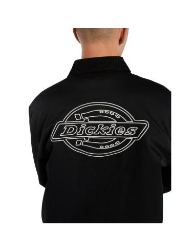 Casaco Dickies Union Barn preto workwear acolchoado