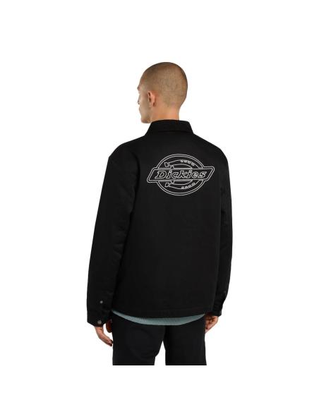 Chaqueta Dickies Union Barn negra workwear acolchada
