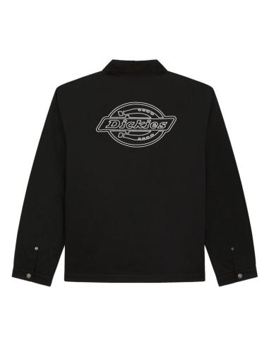 Casaco Dickies Union Barn preto workwear acolchoado