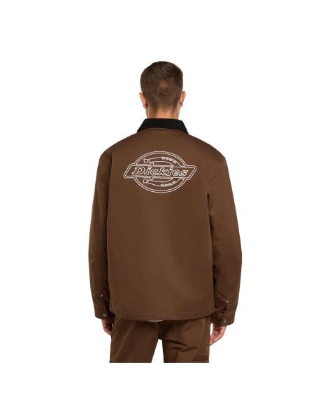 Giacca Dickies Union Barn Timber Brown abbigliamento da lavoro