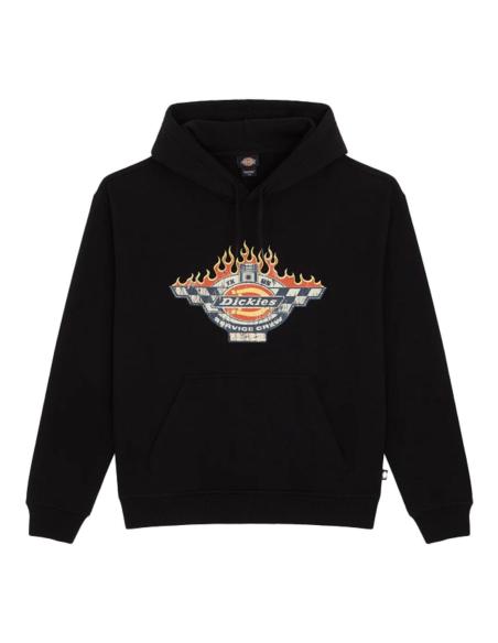 Sudadera Dickies Nashport hoodie negra racing