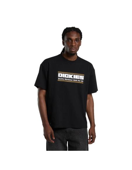 Camiseta Dickies Derby negra boxy fit algodón