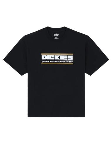 Camiseta Dickies Derby negra boxy fit algodón