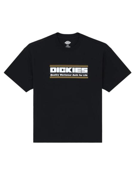Camiseta Dickies Derby negra boxy fit algodón