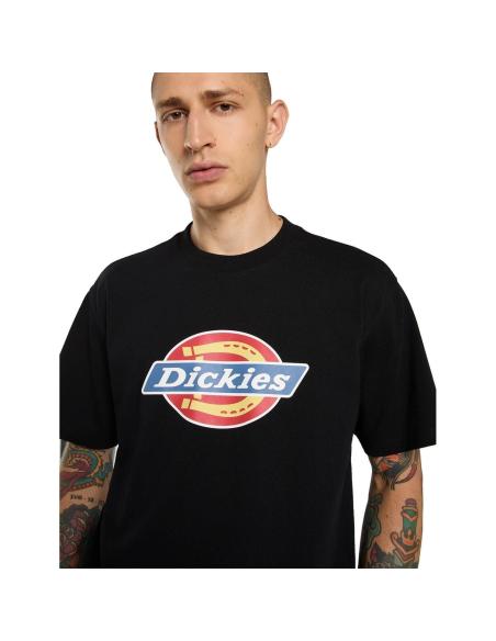 Maglietta Dickies Icon Logo nera cotone 230 GSM