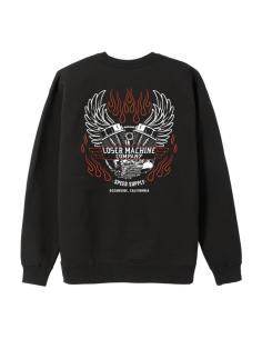 Felpa Loser Machine Fly Wheel nera custom