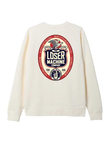 Felpa Loser Machine Work Hard Hoodie Bone