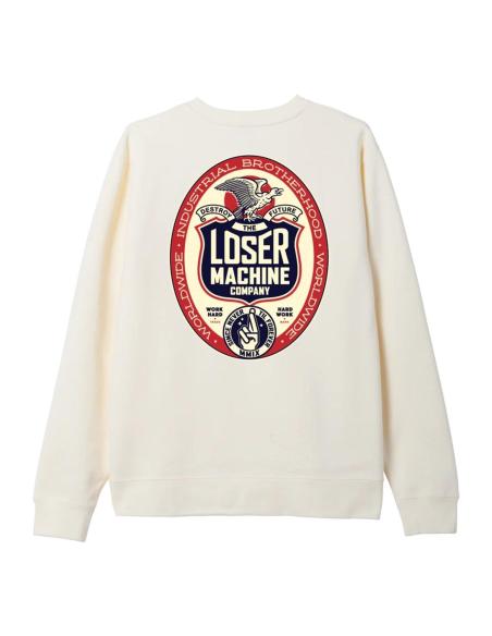 Felpa Loser Machine Work Hard Hoodie Bone