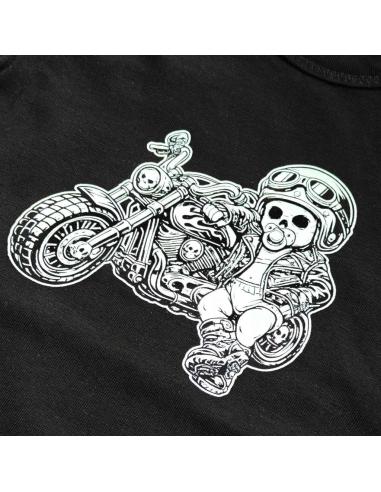 Baby Biker Onesie Skull Custom Motorcycle | Baby Biker Clothing