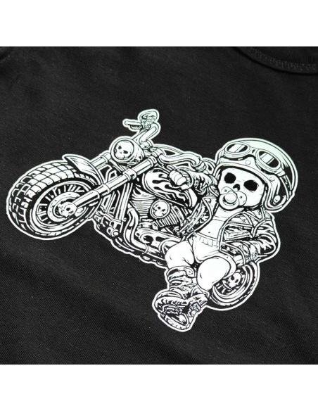 Body Bébé Motard Crâne Moto Custom | Vêtements Bébé Biker
