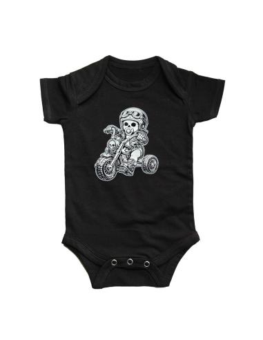 Body Bébé Motard Tricycle Chopper | Bébé Biker Coton