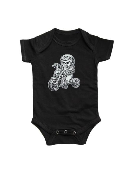 Baby Biker Tricycle Chopper Onesie | Cotton Baby Biker