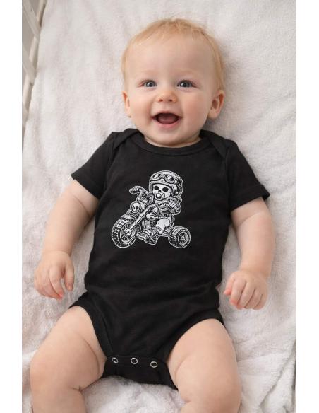 Body Bimbo Motociclista Triciclo Chopper | Bimbo Biker Cotone