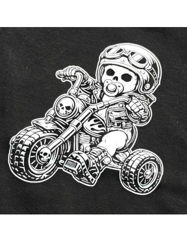 Body Bimbo Motociclista Triciclo Chopper | Bimbo Biker Cotone