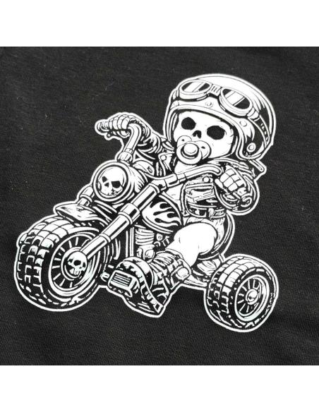 Body Bebé Motard Triciclo Chopper | Bebé Biker Algodão