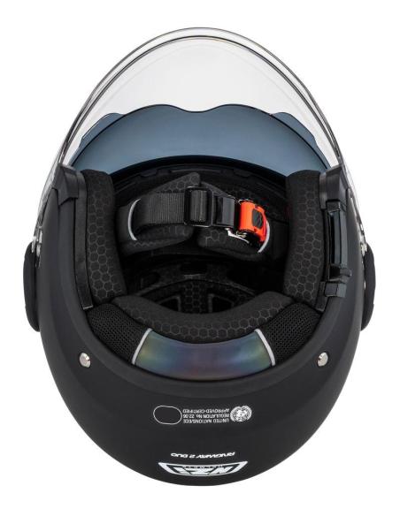 NZI Ringway 2 Duo Matte Black Helmet ECE 22.06