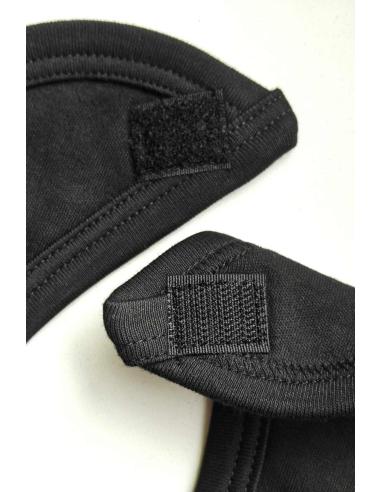 Babete Bebé Motard Caveira Pistões Velcro | Babete Biker