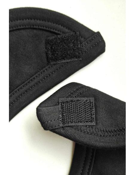 Babete Bebé Motard Caveira Pistões Velcro | Babete Biker