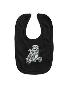 Babero Bebé Motero Triciclo Chopper | Babero Biker Algodón