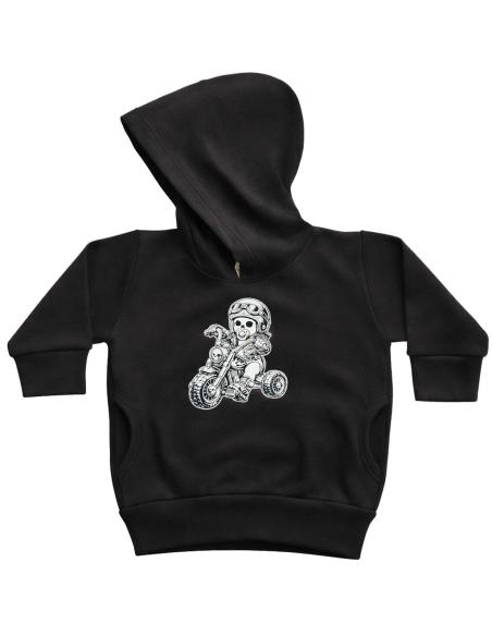 Felpa Bebè Motociclista Triciclo Chopper | Felpa Biker Bambino