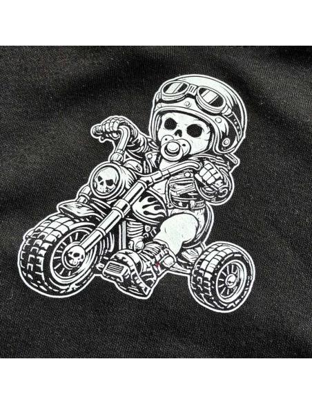 Sudadera Bebé Motero Triciclo Chopper | Sudadera Biker Infantil