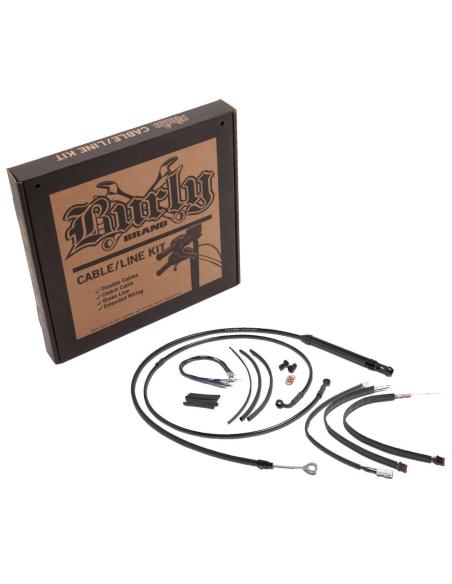 Kit cabos Burly 16” Apehanger Softail 18-21 ABS