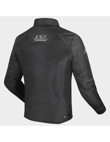 Casaco de verão ventilado LS2 Breeze preto com proteções