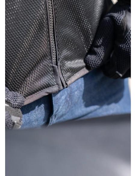 LS2 Breeze Black Summer Ventilated Jacket with Protectors