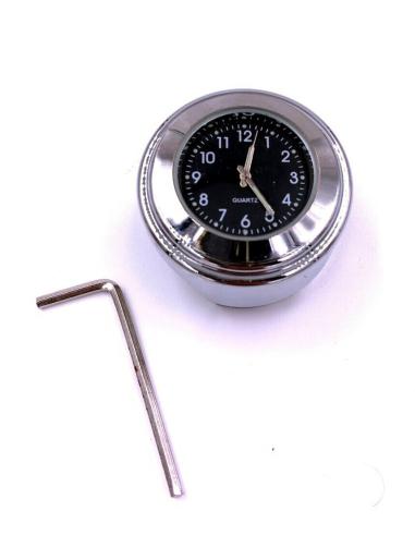 HORLOGE DE GUIDON EN ALUMINIUM ECO AVEC CADRAN NOIR