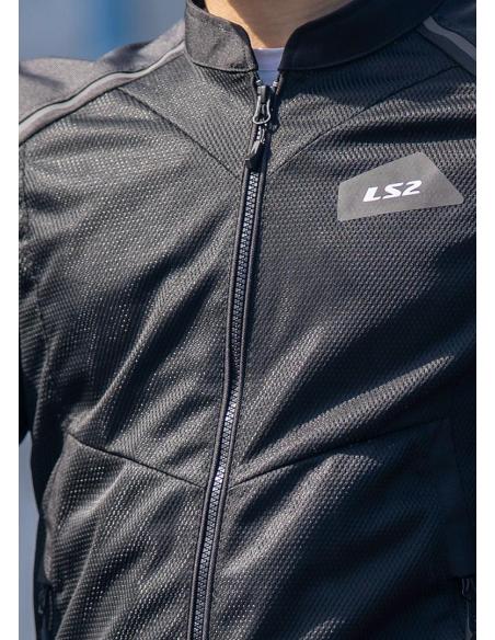 Women's Black Summer Ventilated LS2 Breeze Lady Jacket