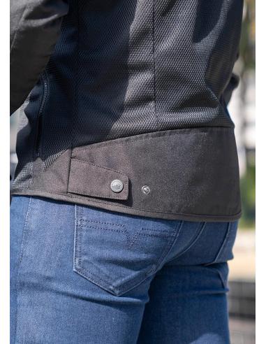 Chaqueta LS2 Breeze Lady negra verano ventilada mujer