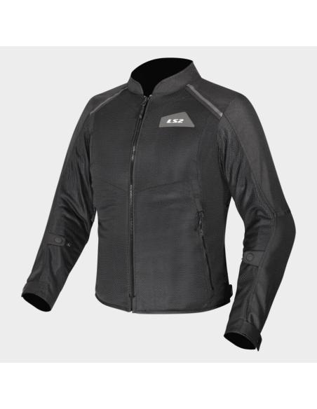 Women's Black Summer Ventilated LS2 Breeze Lady Jacket