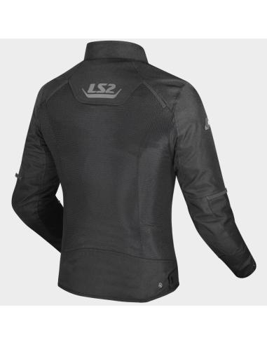 Chaqueta LS2 Breeze Lady negra verano ventilada mujer