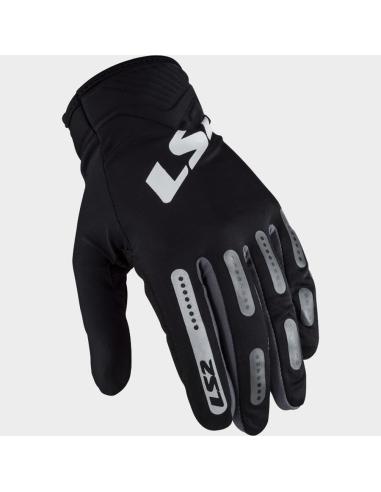 Guantes LS2 Bend negro gris verano ligeros ventilados