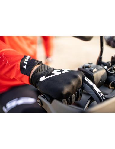 Gants LS2 Bend noir gris été légers ventilés