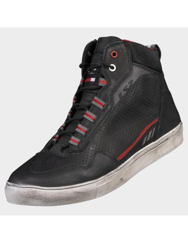Botines LS2 Zoe negros piel urbana moto homologados