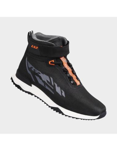 Botins LS2 Acrux pretos CORDURA® leves moto