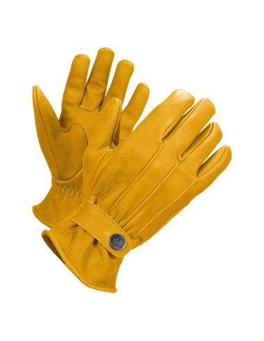 Luvas John Doe Grinder Yellow de Pele | Iguana Custom