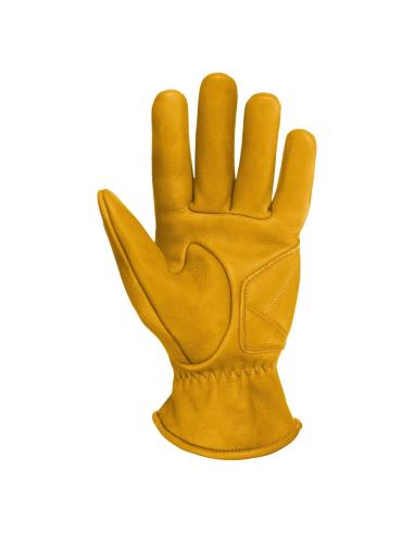 John Doe Grinder Yellow Leather Gloves | Iguana Custom