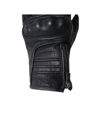 John Doe Ora Black Leather Gloves | Iguana Custom