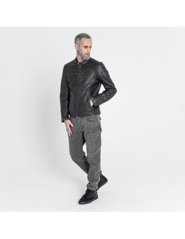 John Doe Storm Black AAA Leather Jacket | Iguana Custom