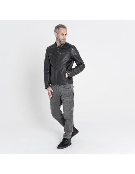 John Doe Storm Black AAA Leather Jacket | Iguana Custom