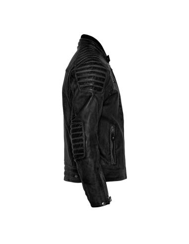 Veste en Cuir John Doe Storm Black AAA | Iguana Custom