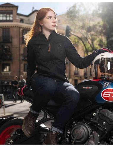 By City Spring III Lady Black Jacket for Women | Iguana Custom