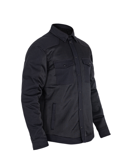 John Doe Aero Mesh Motoshirt Black CE AA | Iguana Custom