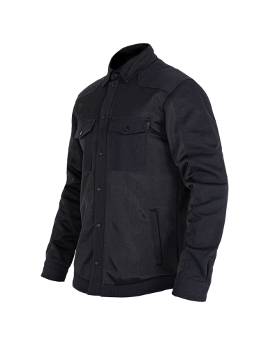 John Doe Aero Mesh Motoshirt Black CE AA | Iguana Custom