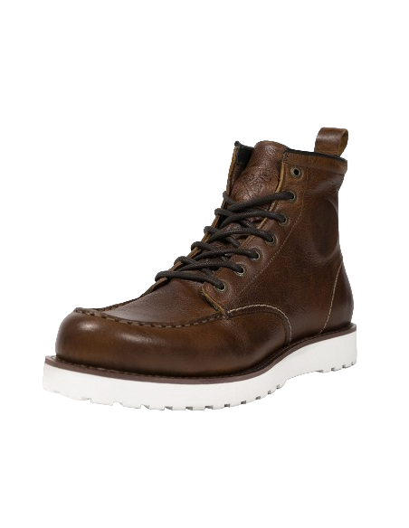 Stivali John Doe Rambler Cognac da Moto in Pelle | Iguana Custom