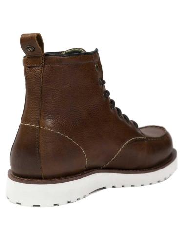 Bottes John Doe Rambler Cognac en Cuir pour Moto | Iguana Custom