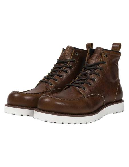 Botas John Doe Rambler Cognac de Moto em Pele | Iguana Custom